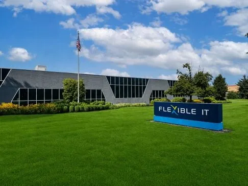 The Flexible IT building and sign in Hauppauge, Long Island