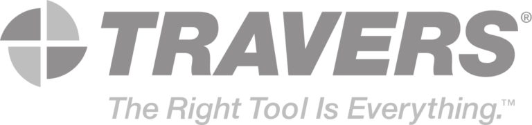 Travers Tools logo, supported by Flexible IT's technology solutions for industrial tool and supply companies
