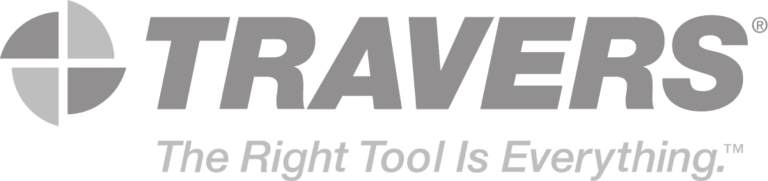 Travers Tools logo, supported by Flexible IT's technology solutions for industrial tool and supply companies