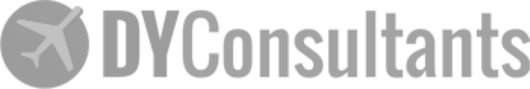 DY Consultants logo, supported by Flexible IT's technology solutions for aviation planning and consulting firms.