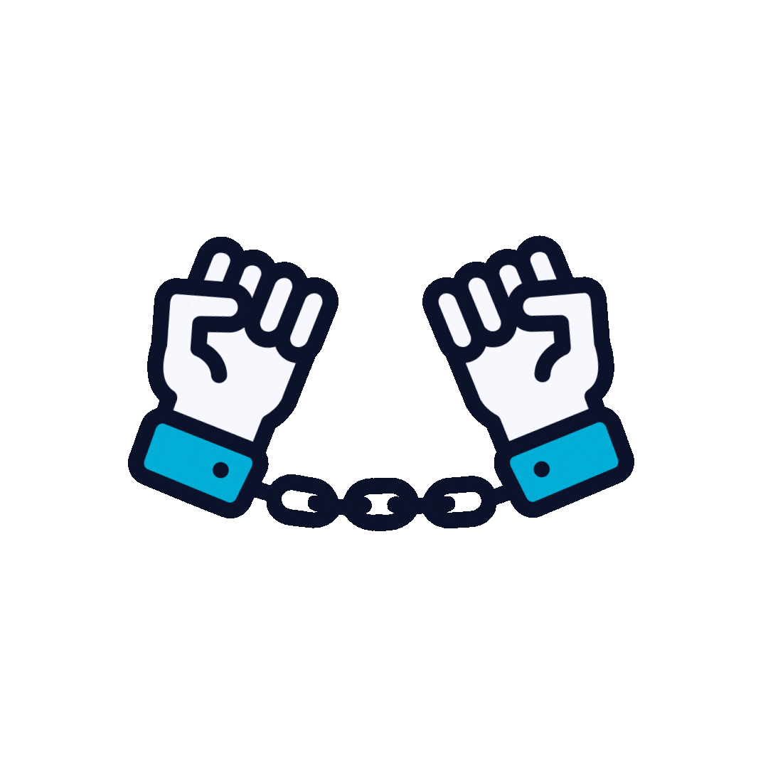 No Contracts, No Commitments | Hands breaking free from chains