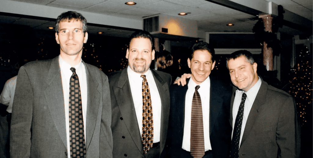 Seth Joe and Marty with a friend. Co founders of Flexible IT