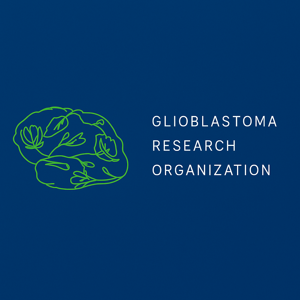 roses drawn inside the shape of a brain. Glioblastoma Research Organization