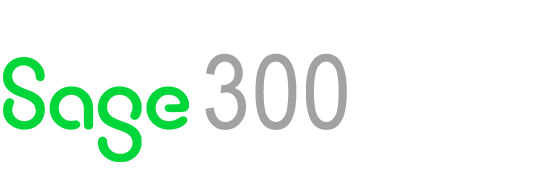 Sage 300 logo with "Sage" in green letters and "300" in gray on a white background.